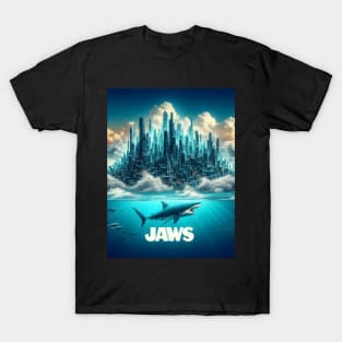Unleash Oceanic Dread: Dive into Shark-Inspired Thrills with our Jaws-Inspired Collection! T-Shirt
